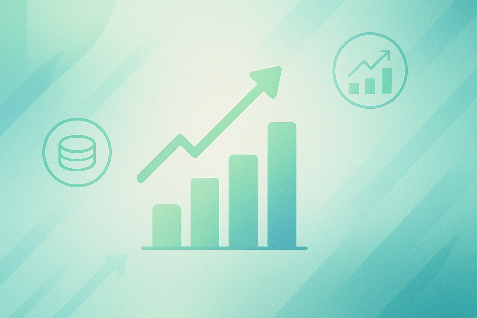 Stock market dashboard illustration